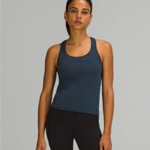 Lululemon swiftly tech tank 2.0 race length in navy